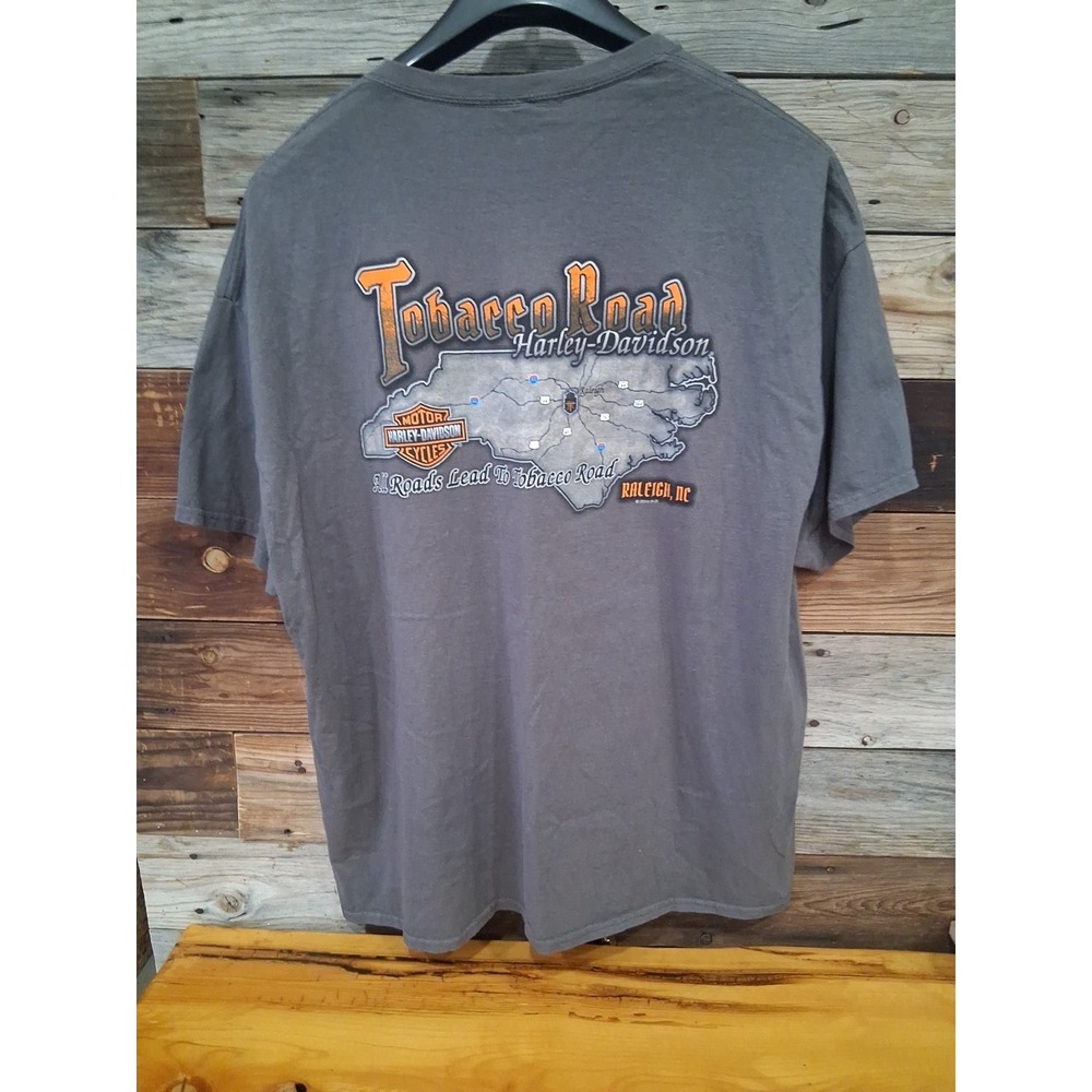 Harley-Davidson Tobacco Road Raleigh NC T-Shirt 3X-Large Black 2018 T0261